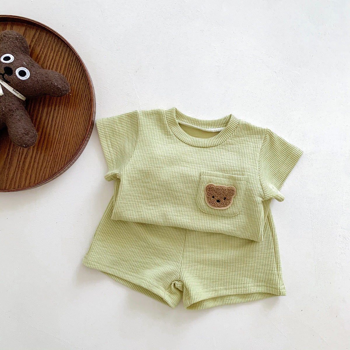 Coco Bear Short Sleeve Teddy Set