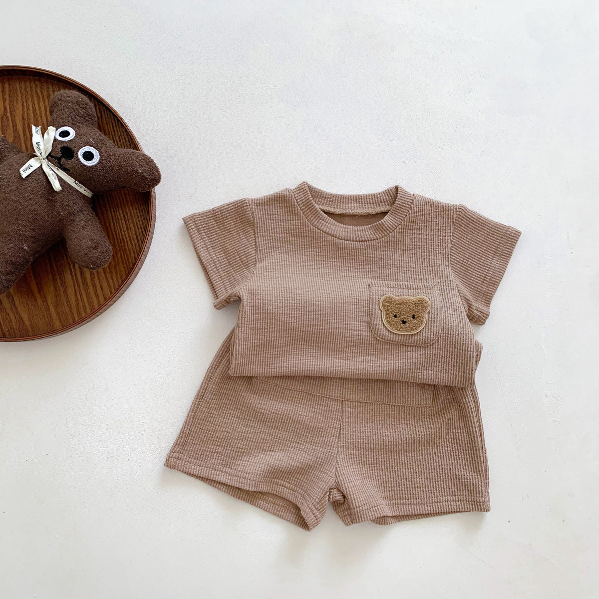 Coco Bear Short Sleeve Teddy Set