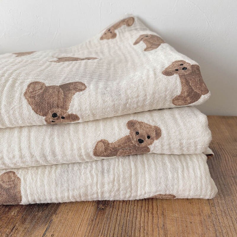 Coco Bear Swaddle Muslin Blanket