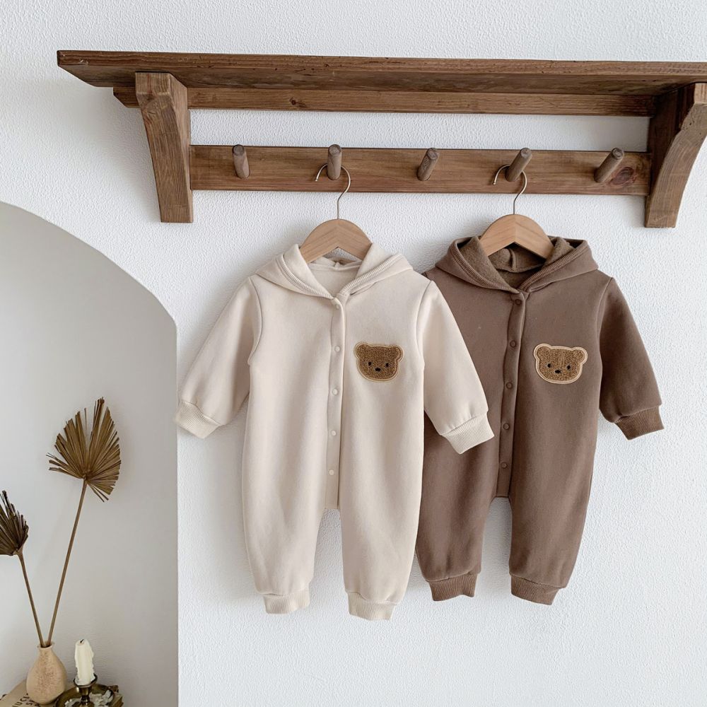 Coco Bear Hooded All-In-One Suit