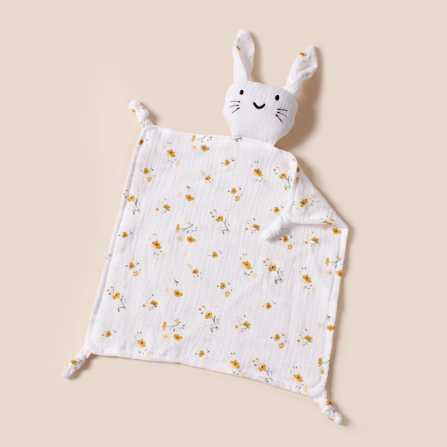 Coco Bear Muslin Bunny Comforter