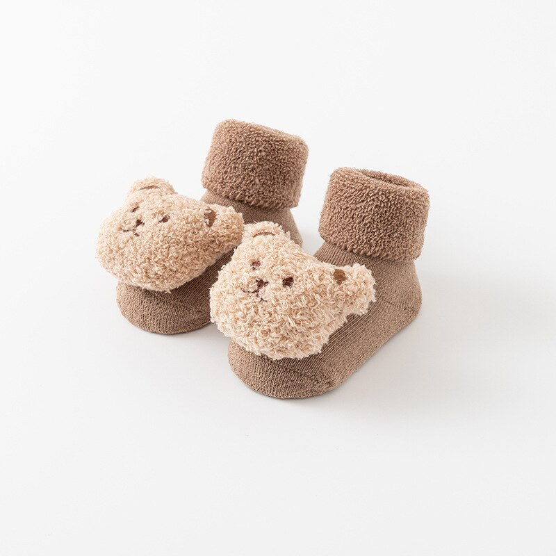 Coco Bear Cuddly Slipper Socks