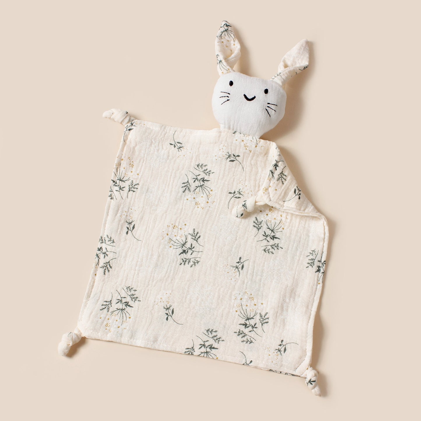 Coco Bear Muslin Bunny Comforter