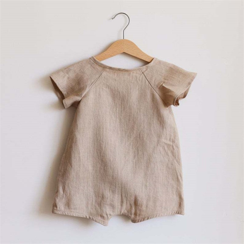 Coco Bear Boho Cotton Romper