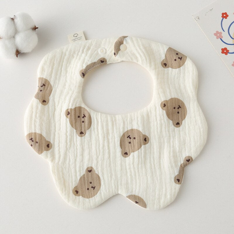 Coco Bear Muslin Bib