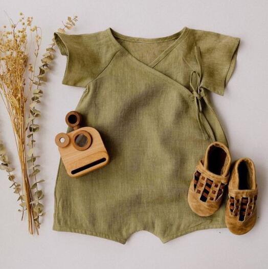 Coco Bear Boho Cotton Romper