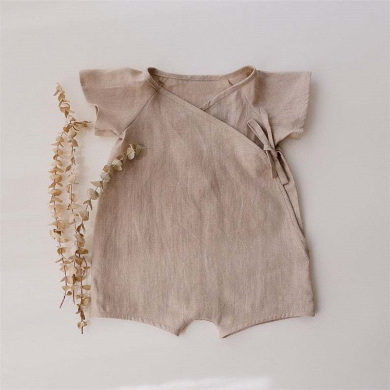 Coco Bear Boho Cotton Romper