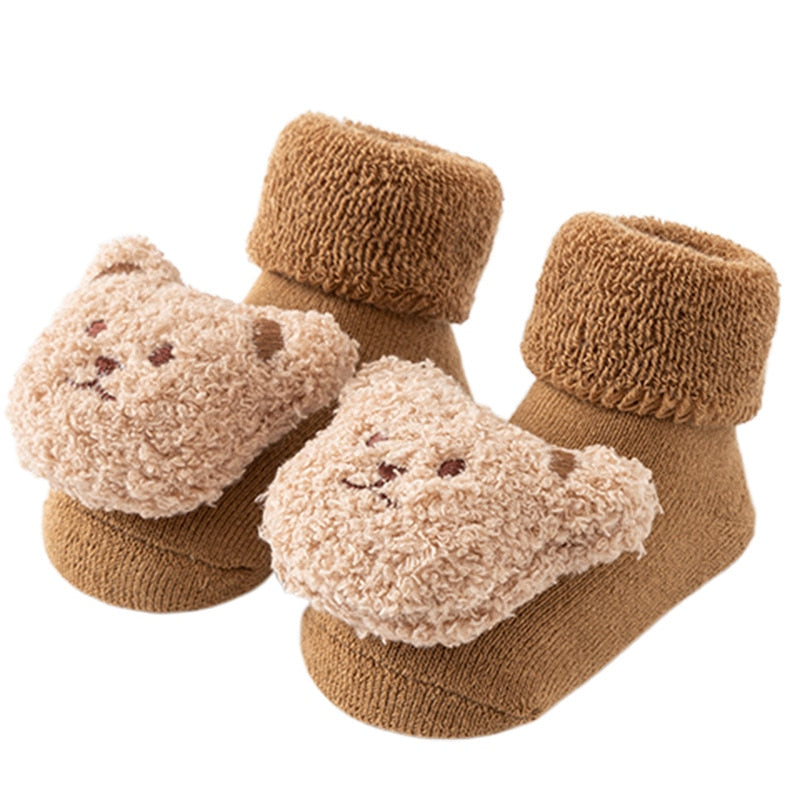 Coco Bear Cuddly Slipper Socks