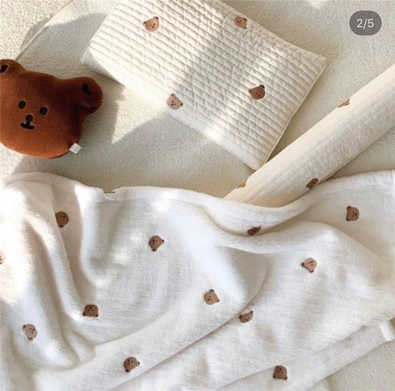 Coco Bear Super Soft Fleece Blanket