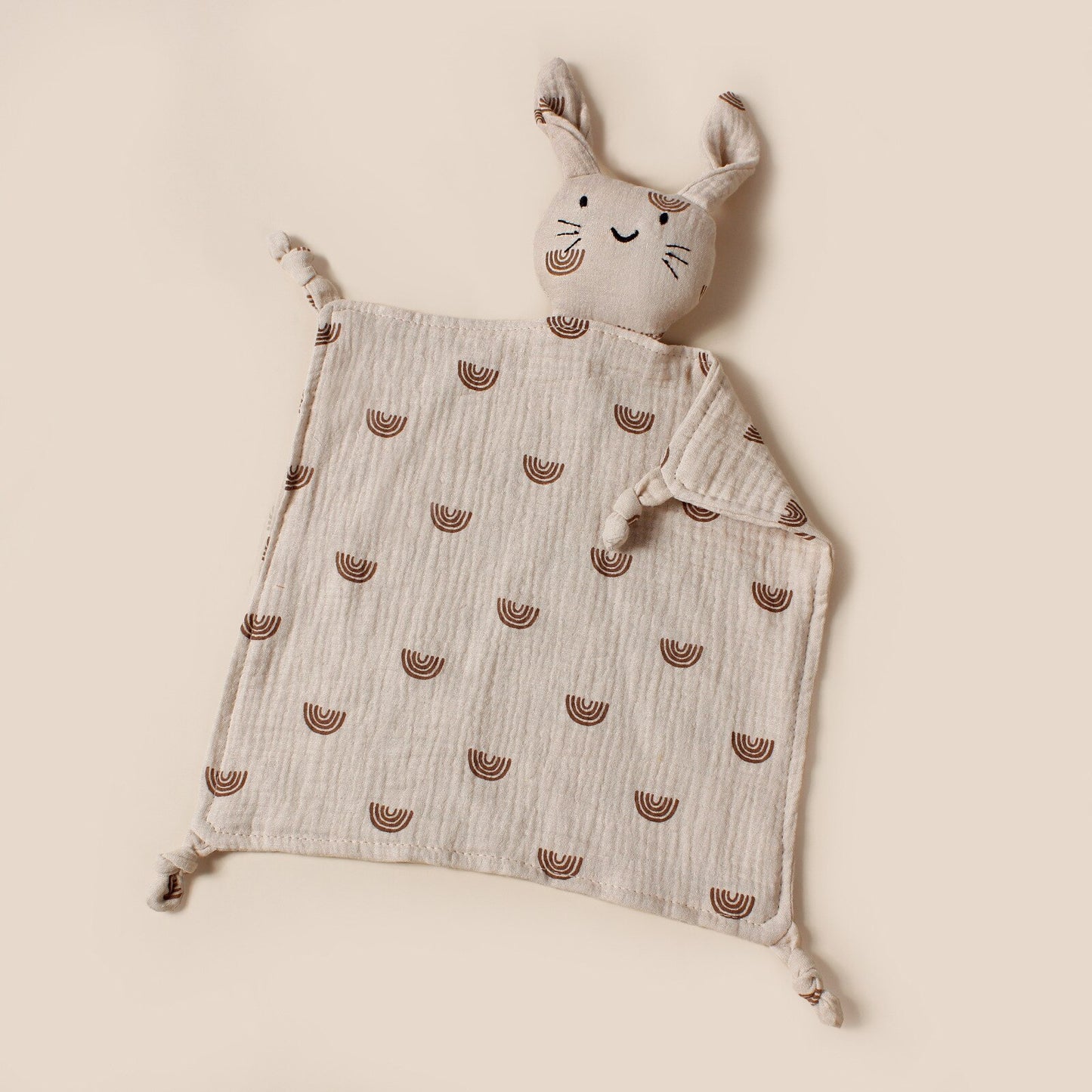 Coco Bear Muslin Bunny Comforter