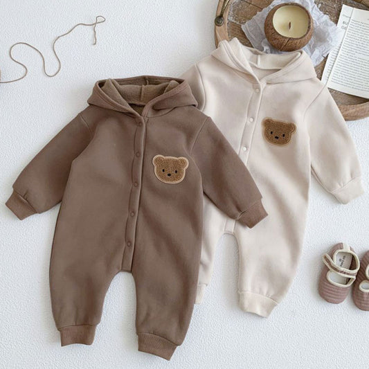 Coco Bear Hooded All-In-One Suit